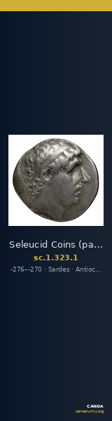 Seleucid Coins (part 1) 323.1 — CANOA