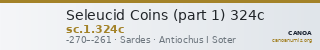 Seleucid Coins (part 1) 324c — CANOA