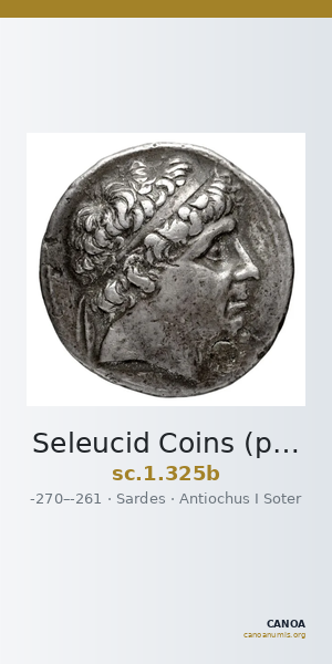 Seleucid Coins (part 1) 325b — CANOA