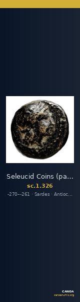 Seleucid Coins (part 1) 326 — CANOA