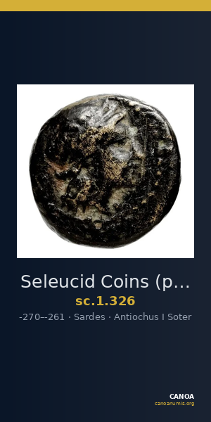 Seleucid Coins (part 1) 326 — CANOA