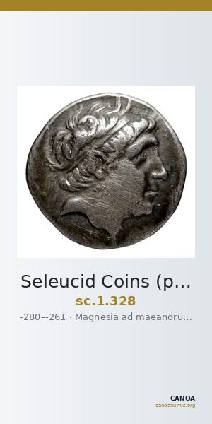 Seleucid Coins (part 1) 328 — CANOA
