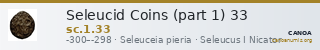Seleucid Coins (part 1) 33 — CANOA
