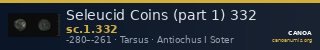 Seleucid Coins (part 1) 332 — CANOA