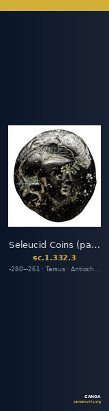 Seleucid Coins (part 1) 332.3 — CANOA