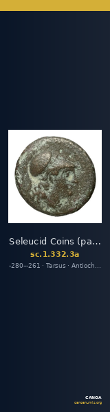 Seleucid Coins (part 1) 332.3a — CANOA