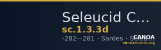 Seleucid Coins (part 1) 3.3d — CANOA
