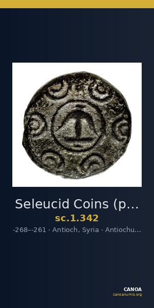 Seleucid Coins (part 1) 342 — CANOA