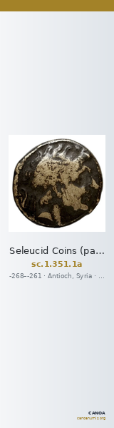 Seleucid Coins (part 1) 351.1a — CANOA