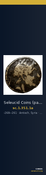 Seleucid Coins (part 1) 351.1a — CANOA