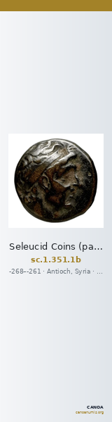 Seleucid Coins (part 1) 351.1b — CANOA