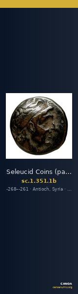 Seleucid Coins (part 1) 351.1b — CANOA