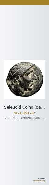 Seleucid Coins (part 1) 351.1c — CANOA