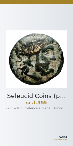 Seleucid Coins (part 1) 355 — CANOA