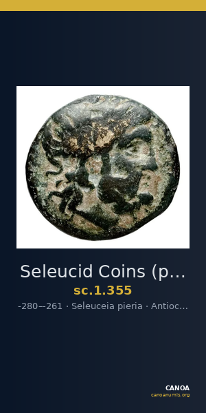 Seleucid Coins (part 1) 355 — CANOA
