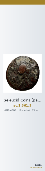 Seleucid Coins (part 1) 361.3 — CANOA