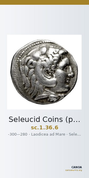 Seleucid Coins (part 1) 36.6 — CANOA
