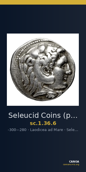 Seleucid Coins (part 1) 36.6 — CANOA