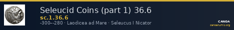 Seleucid Coins (part 1) 36.6 — CANOA