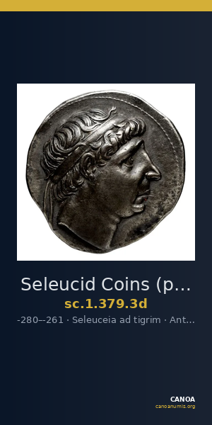 Seleucid Coins (part 1) 379.3d — CANOA