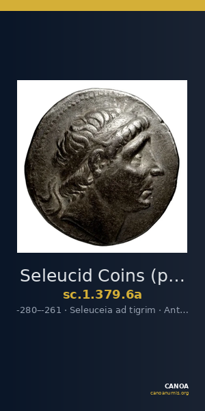 Seleucid Coins (part 1) 379.6a — CANOA