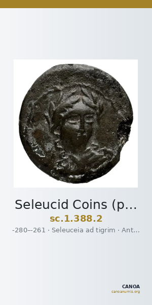 Seleucid Coins (part 1) 388.2 — CANOA