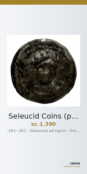 Seleucid Coins (part 1) 390 — CANOA
