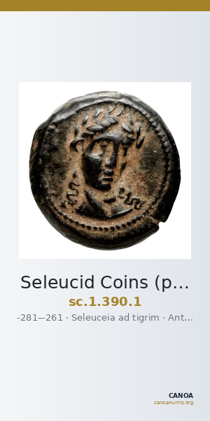 Seleucid Coins (part 1) 390.1 — CANOA