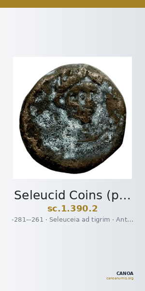Seleucid Coins (part 1) 390.2 — CANOA