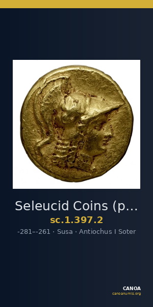 Seleucid Coins (part 1) 397.2 — CANOA