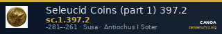 Seleucid Coins (part 1) 397.2 — CANOA