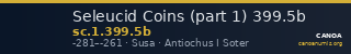 Seleucid Coins (part 1) 399.5b — CANOA