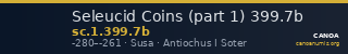 Seleucid Coins (part 1) 399.7b — CANOA