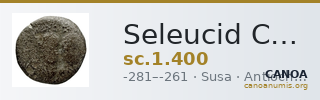 Seleucid Coins (part 1) 400 — CANOA