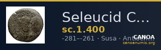 Seleucid Coins (part 1) 400 — CANOA