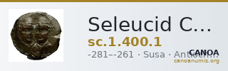 Seleucid Coins (part 1) 400.1 — CANOA