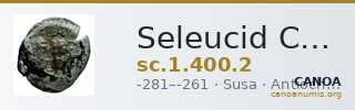 Seleucid Coins (part 1) 400.2 — CANOA