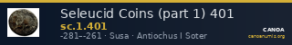 Seleucid Coins (part 1) 401 — CANOA