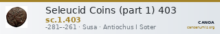 Seleucid Coins (part 1) 403 — CANOA