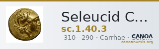 Seleucid Coins (part 1) 40.3 — CANOA