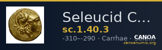 Seleucid Coins (part 1) 40.3 — CANOA