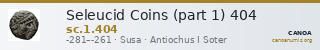 Seleucid Coins (part 1) 404 — CANOA