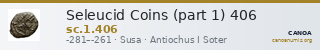 Seleucid Coins (part 1) 406 — CANOA