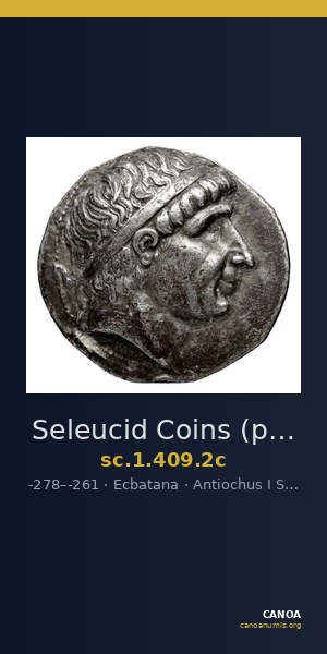 Seleucid Coins (part 1) 409.2c — CANOA