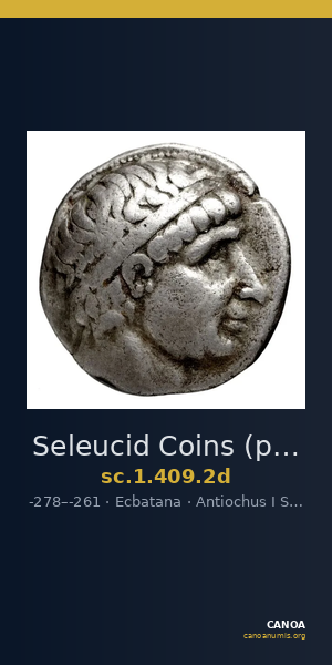 Seleucid Coins (part 1) 409.2d — CANOA