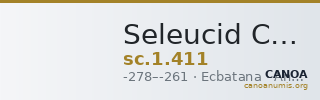 Seleucid Coins (part 1) 411 — CANOA