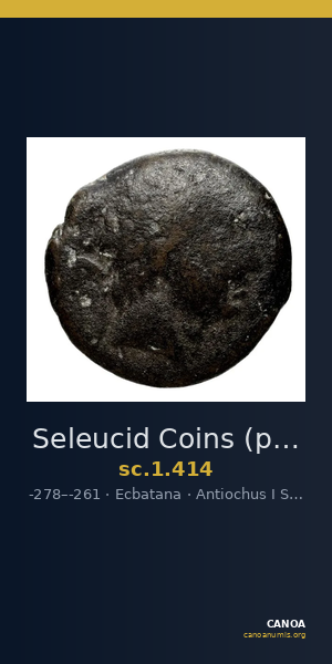 Seleucid Coins (part 1) 414 — CANOA