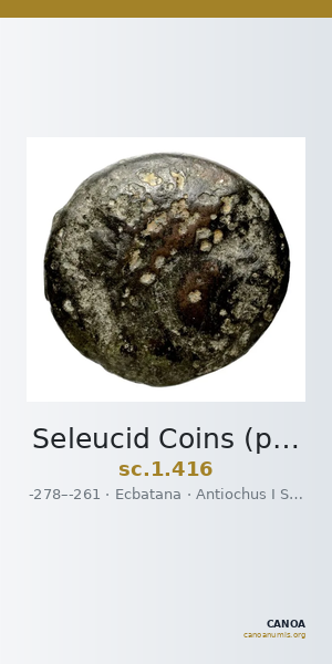 Seleucid Coins (part 1) 416 — CANOA