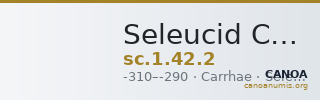 Seleucid Coins (part 1) 42.2 — CANOA