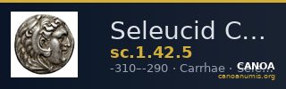 Seleucid Coins (part 1) 42.5 — CANOA